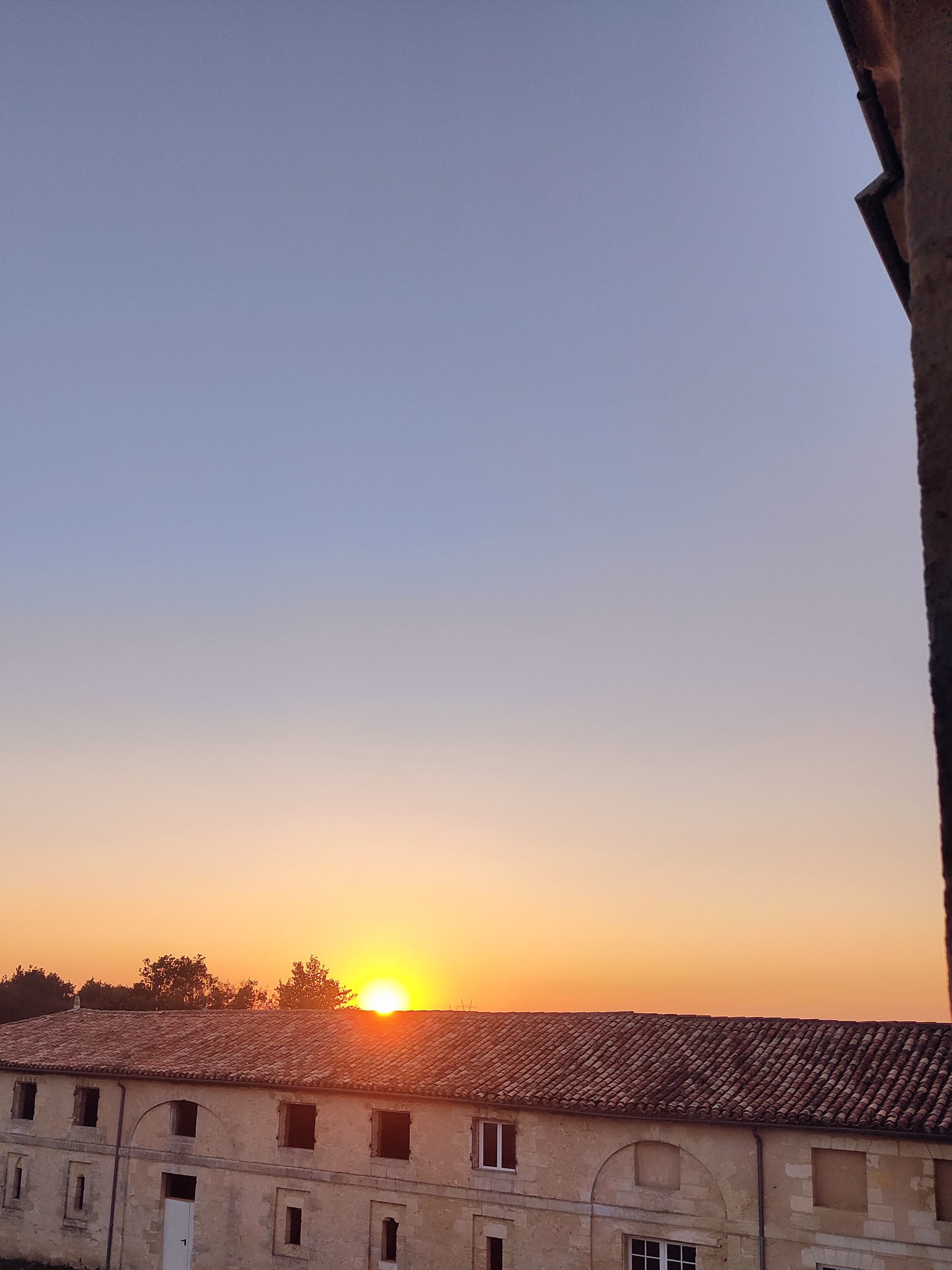 coucher de soleil château formont sunset gironde château bordeaux