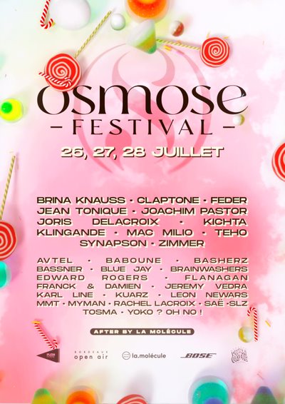 Osmose festivale 2024, musique, bordeaux, éléctro, château événement bordelais