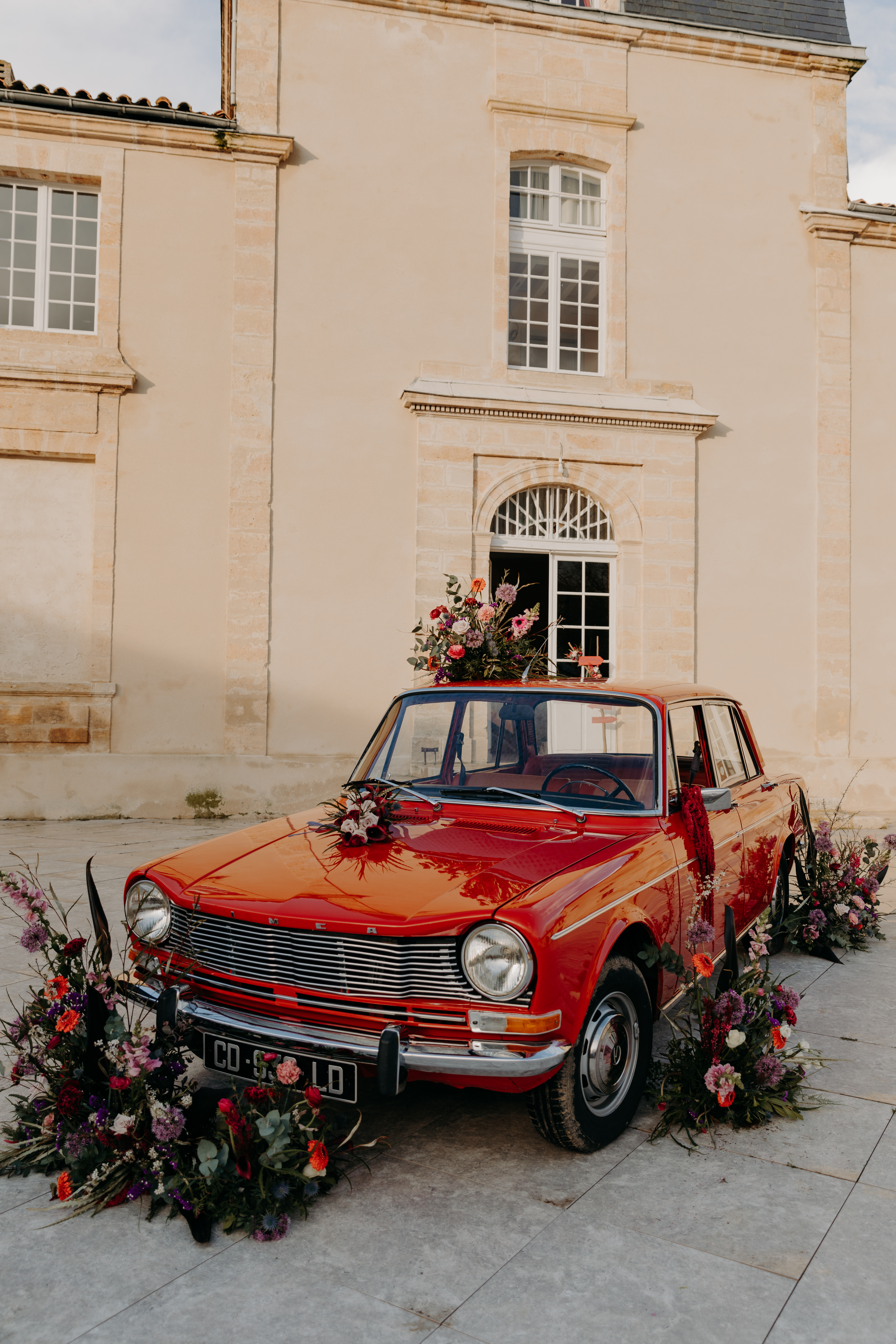 Rock on the moon photography, voiture château formont, mariage