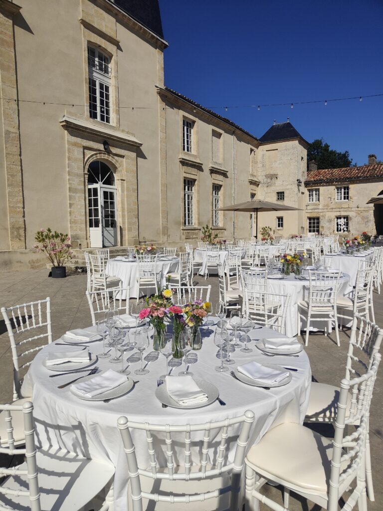 cour chateau formont séminaire mariage bordeaux ambarès