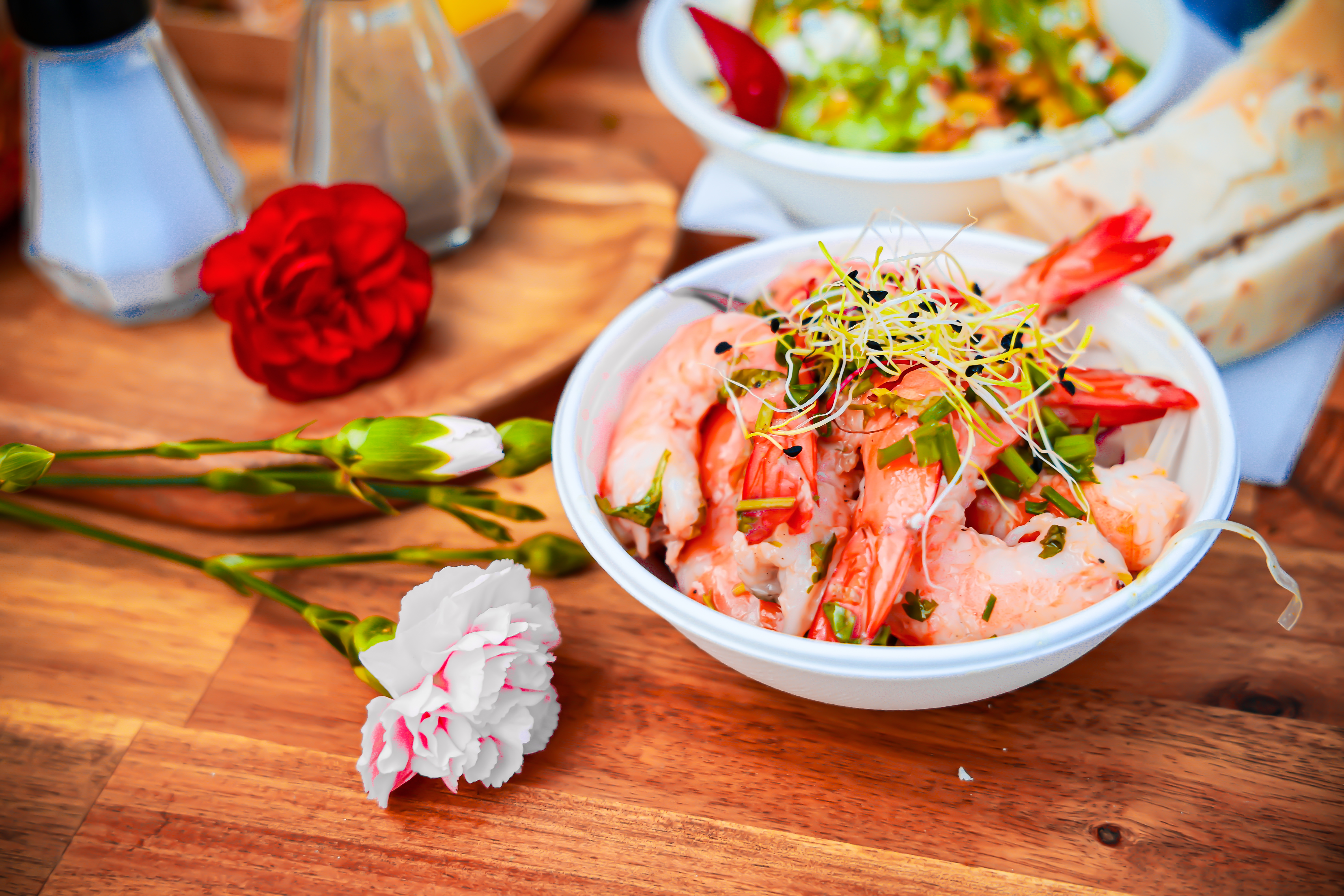 Food truck guinguette chateau fruit de mer