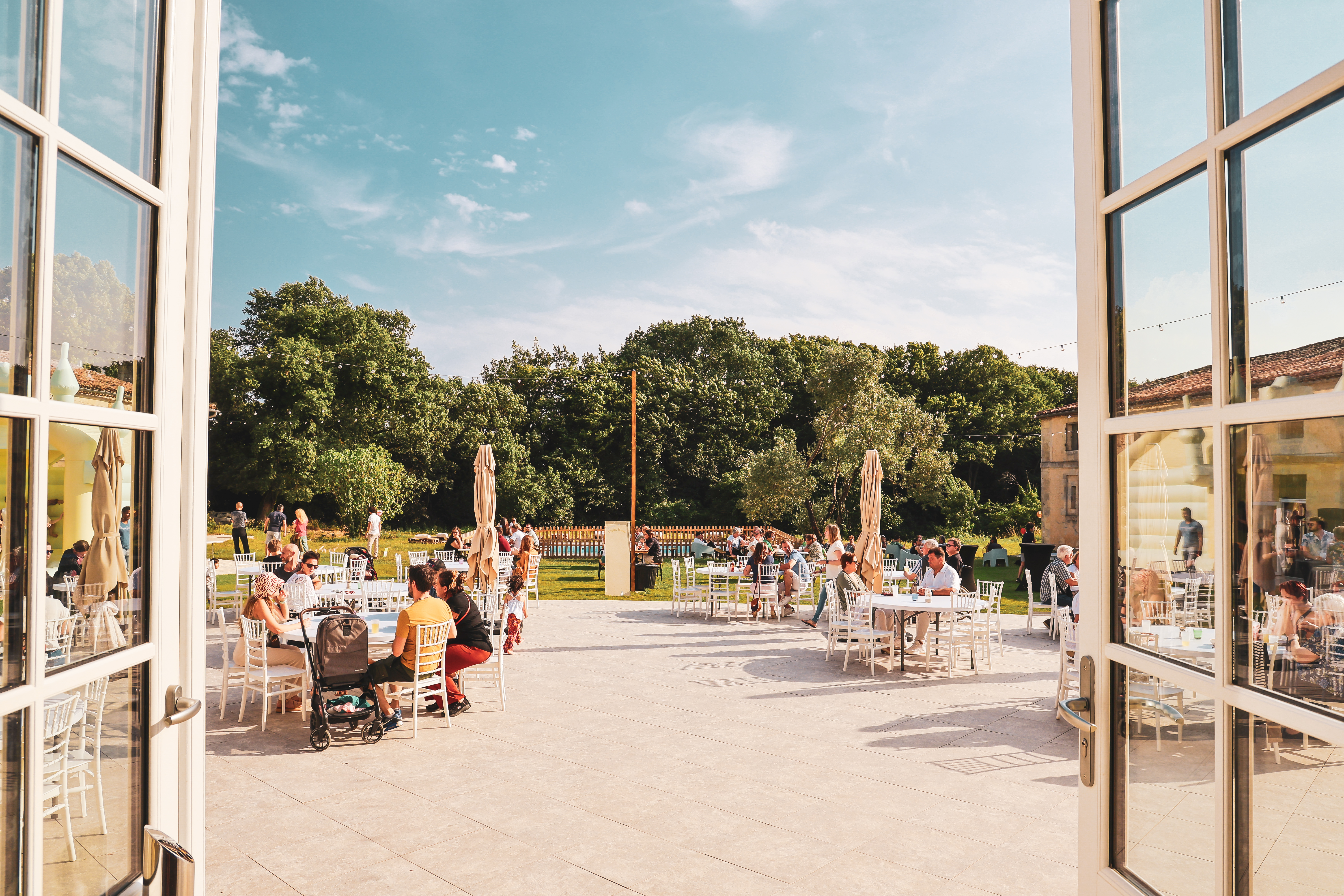 Guinguette été terrasse chateau