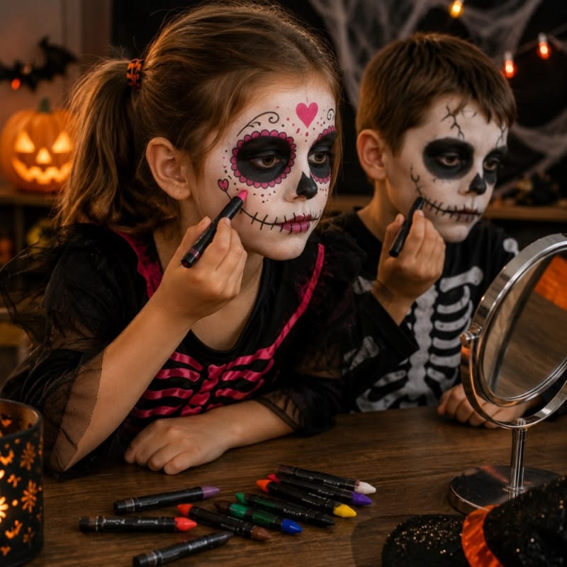 Maquillage d'halloween 